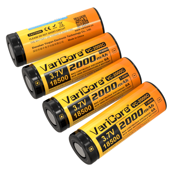 VariCore VC-2000C 18500 Li-ion ackumulatorcell 3,7V 2000mAh
