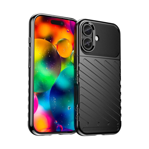 iPhone 17 Thunder -suojakuori - Musta