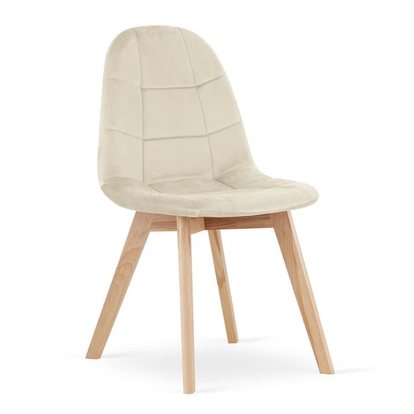 BORA-tuoli - beige sametti x 3