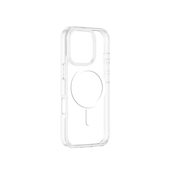 Silikonskal med magnetisk ring för iPhone 16 Pro - transparent