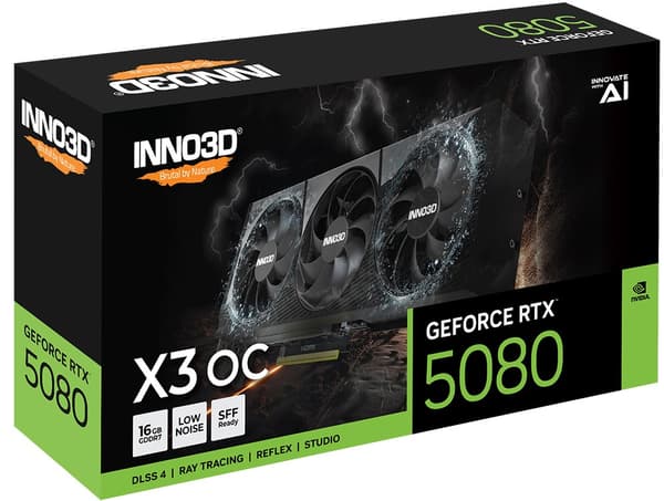 INNO3D GeForce RTX 5080 X3 OC grafikkort
