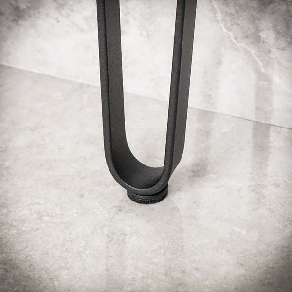 HÅRNÅL dobbelt flad barben 40 cm SORT