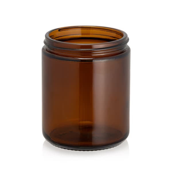 Brun glaskrukke 250 ml