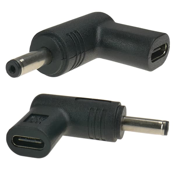 USB-C-adapter til strømforsyning af bærbar computer med 4,0x1,35 mm stik