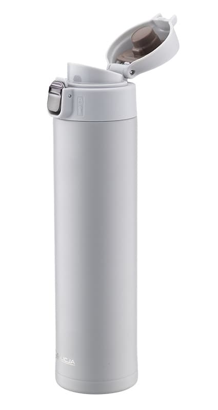 Termokrus, termokande, QUENTIN, 520 ml, rustfrit stål 18/10, plast, grå