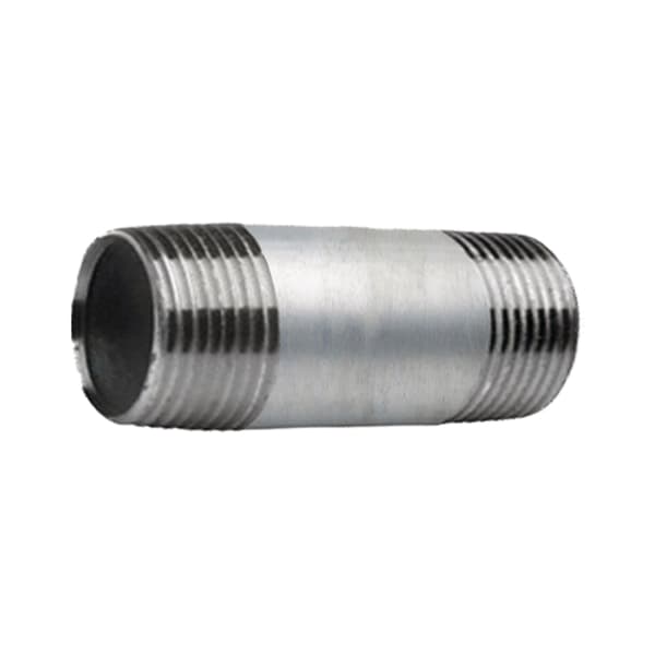 Rörnippel 1 1/2 tum 120 mm galvaniserad