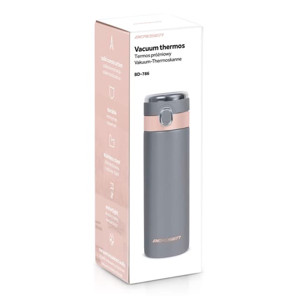 Vakuumtermos 450 ml BD-786 grå