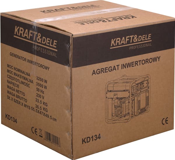 4000W invertergenerator Stabil drift | Kraft&Dele