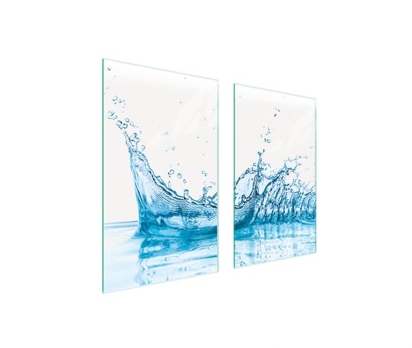 GLASSKYDDSPLÅT FÖR SPIS 75x52 VATTEN