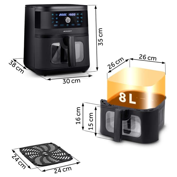 Airfryer Berdsen BD-661 sort