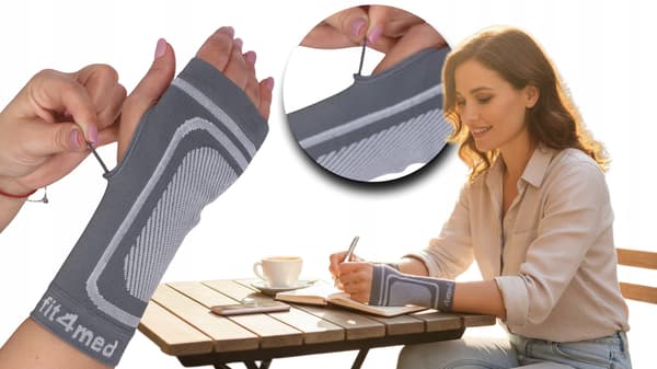 Kompressionshåndledsstøtte, elastisk håndstøtte, FIT4MED S/M