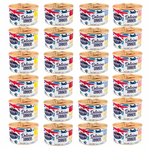 Butcher's Delicious Dinners våtfoder för katter 24x85g