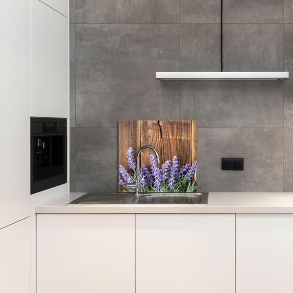 KEITTIÖN LASIPANEELI 65x60 Laventeli