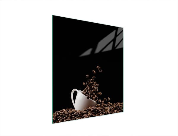 GLAS SKÆREBRÆT 45x52 KAFFE