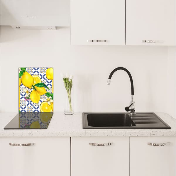 GLAS SKÆREBRÆT 40x52 Citroner