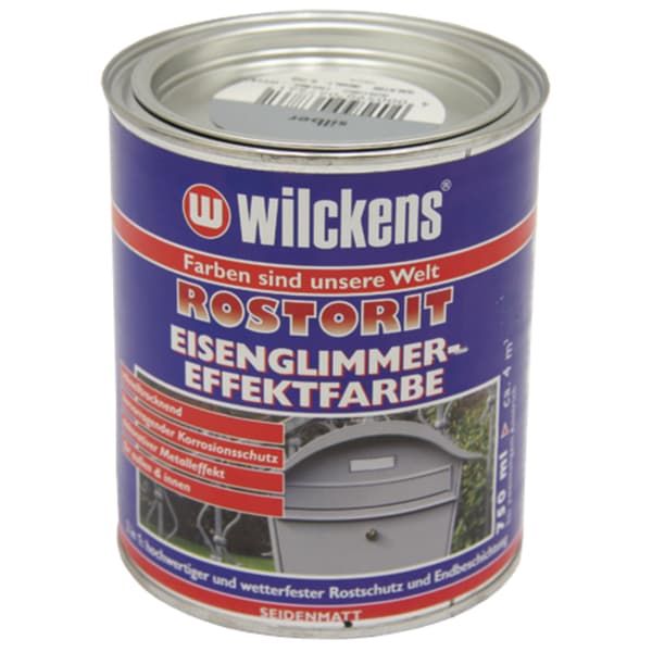 Wilckels Silverlack glanslak sølvfarve granit 750 ml dunk
