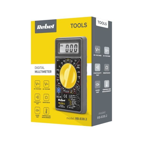 Universel meter REBEL RB838 v.2