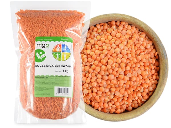 Røde linser (1 kg) - MIGOgroup