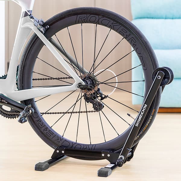 Sammenklappelig cykelstativ til 20-29" hjul - sort