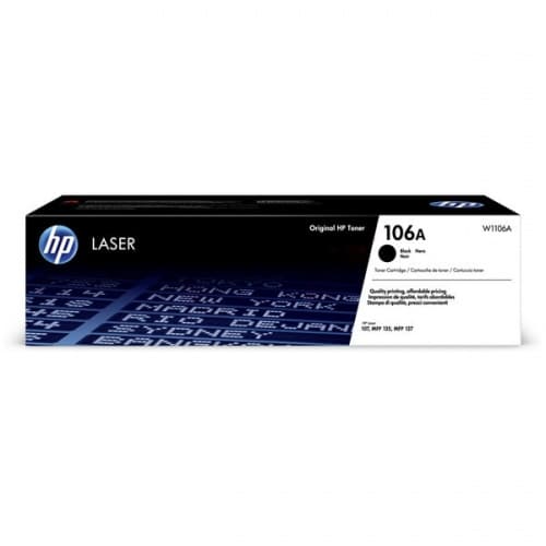 HP 106A (W1106A) tonerpatron, sort