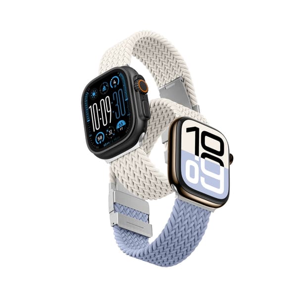 Apple Watch 42mm Blend Rem 2-pak - Space Blue/Stellar