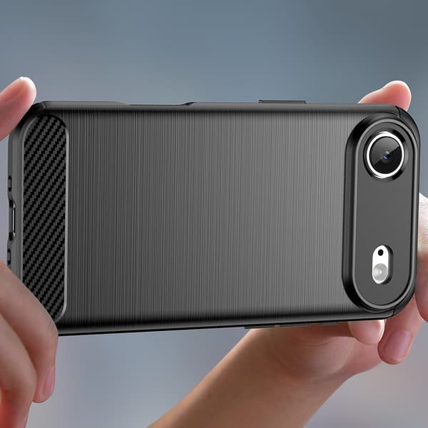 iPhone 17 Air Carbon-cover - Sort