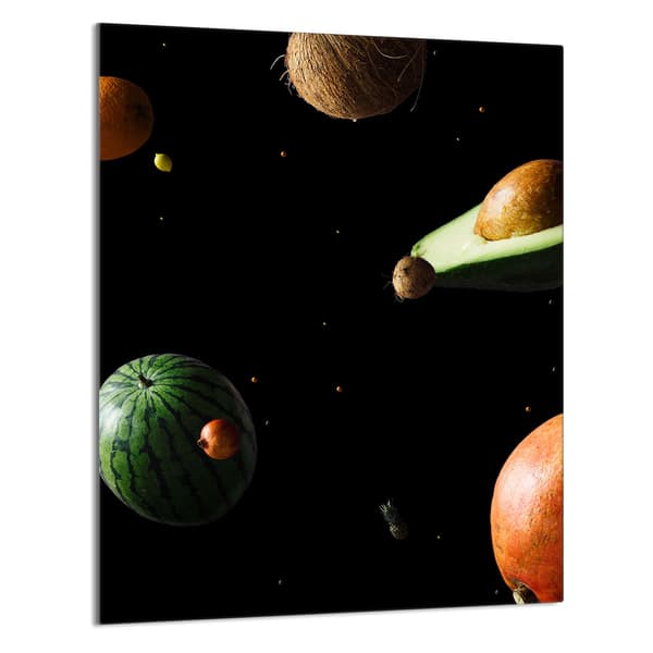 GLAS SKÄRBRÄDA 40x52 Frukt
