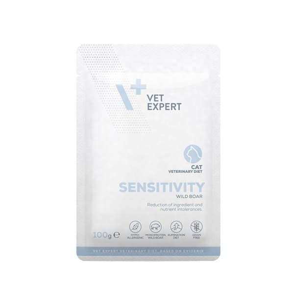 VetExpert Veterinary Diet Sensitivity våtfoder för katter 24 x 100 g