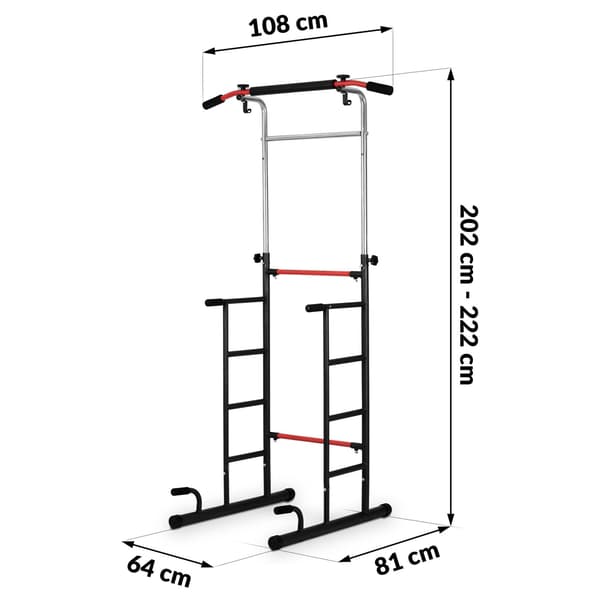 Fritstående pull-up bar NS-301