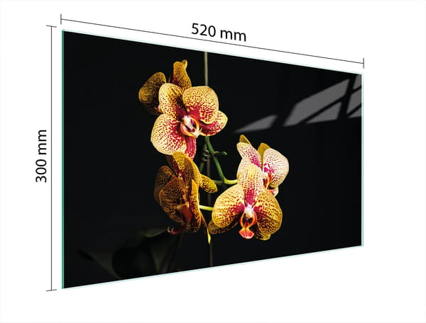 SKÄRBRÄDA I GLAS 52x30 ORCHID