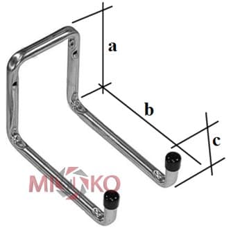 Dobbelt U garagekrog 160x120 mm