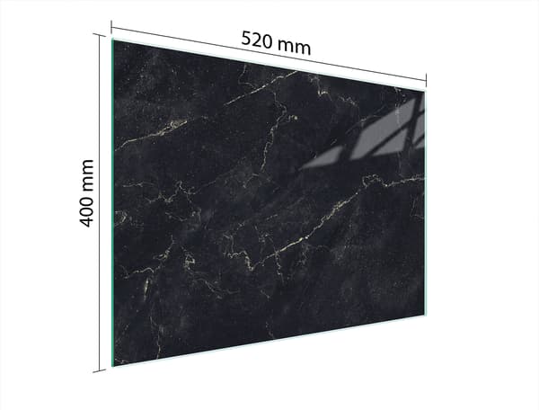 GLASSKÆREBRÆT 52x40 MARMOR