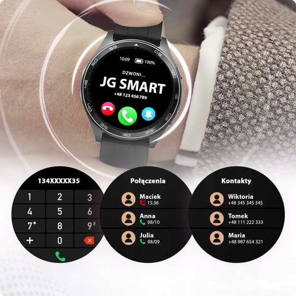 SMARTKLOCKA GTX15 - SVART