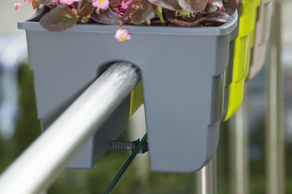 Wave 60 Räcke Planterlåda | Mörkgrön