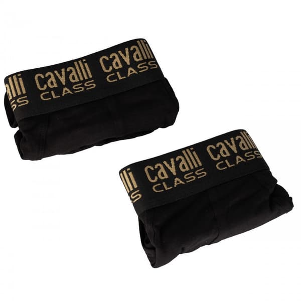 CAVALLI CLASS 2-PACK herrtrosor SVART - Storlek: M