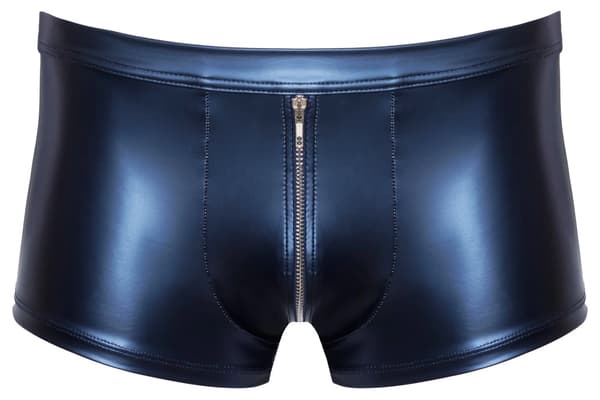 NEK Herr Blå Matte Blixtlås Boxershorts L