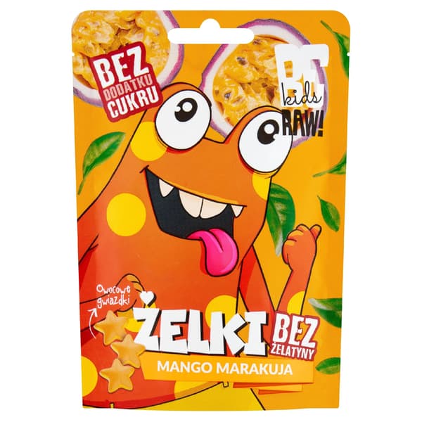 Be Raw! Lasten mangokarkit 35g sokerittomat