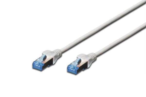 DIGITUS FTP-kytkentäkaapeli, cat. 5e, 3m, PVC, harmaa