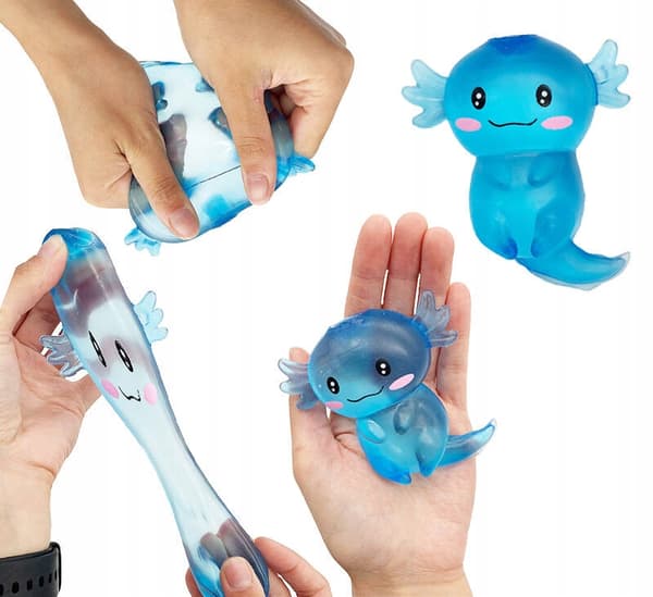 SENSORISK AXOLOTL antistresslegetøj
