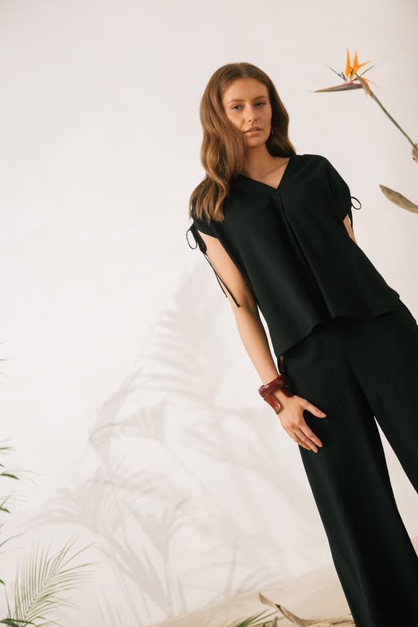 Alis Sort Damebluse Alis Sort Damebluse 40/42