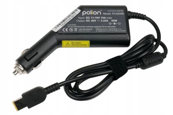 Biladapter til LENOVO bærbar computer 65W 20V 3.25A Slim Tip-stik