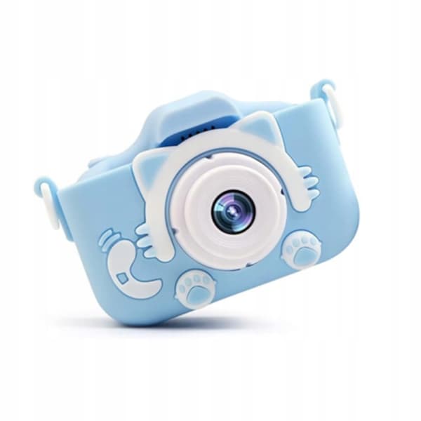 Camera Kitty Silikonfodral Speldisplay Blå Snodd X2N