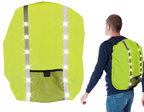 Vattentät ryggsäcksskydd 35-50L med reflex