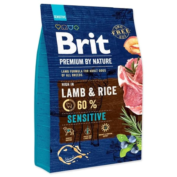 BRIT Premium Sensitive Lamm & Ris 2x3kg