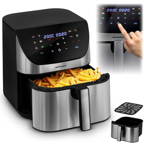 Airfryer 8l Berdsen 1700W BD-659 sølv