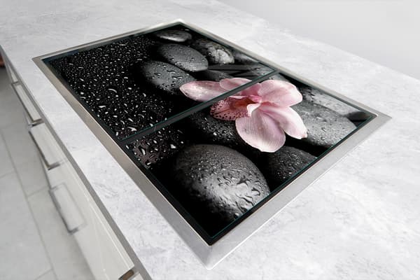 LASINEN SUOJALEVY LIEDELLE 75x52 ORKIDEA
