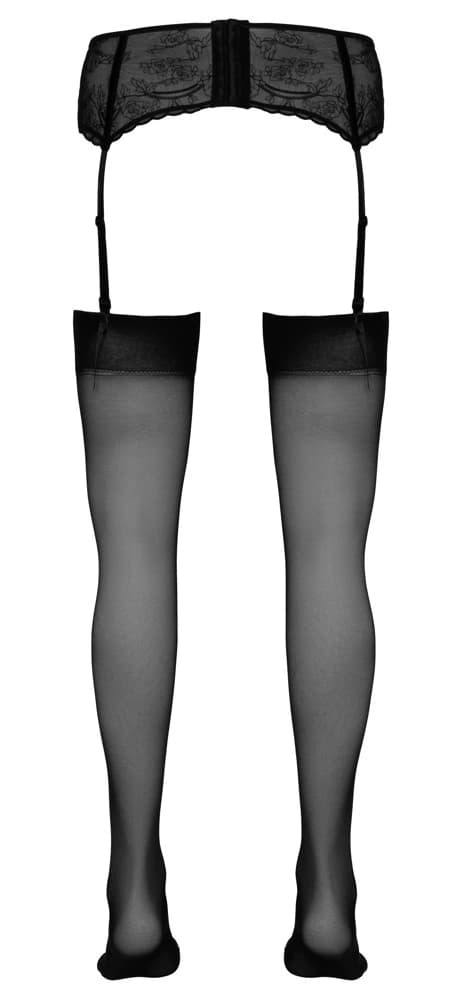 Cottelli LEGWEAR Klassiske Sorte Glatte Strømper 7
