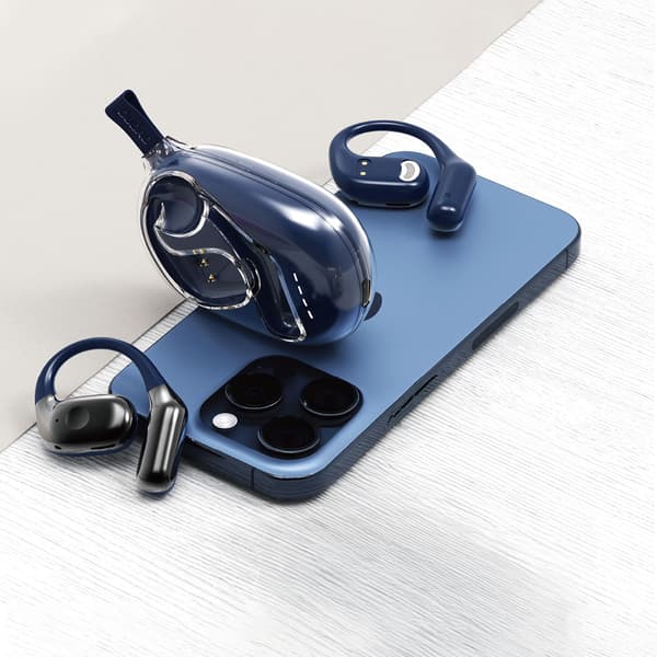 Bluetooth 5.3 OWS USB-C Business Headset - Marineblå