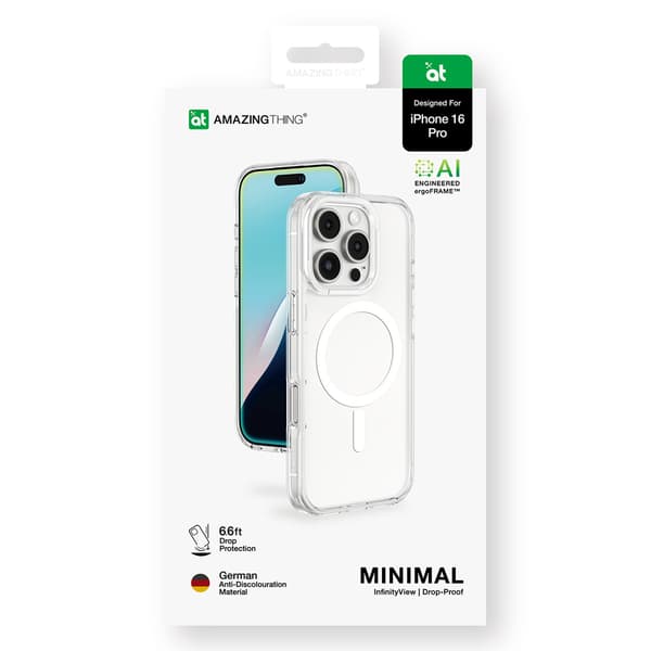 Silikonskal till iPhone 16 Pro Minimal Case - transparent
