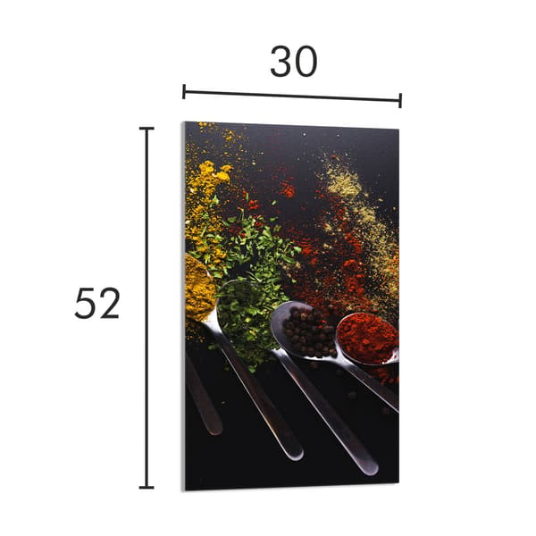 SKÄRBRÄDA I GLAS 30x52 Kryddor